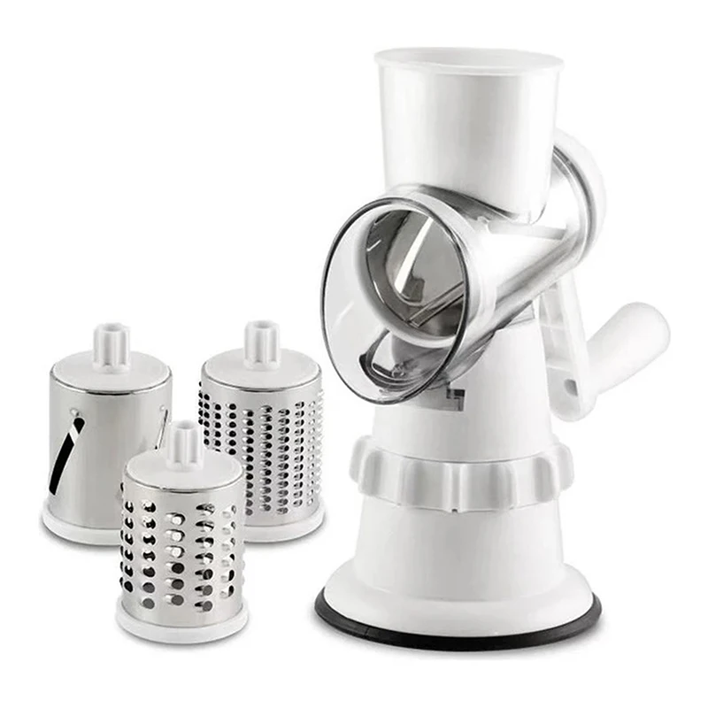 3 In 1 Vegetable Slicer Manual Kitchen Accessories Grater For Vegetable Cutter Round Chopper Mandolin Shredder Potato Home Kitch