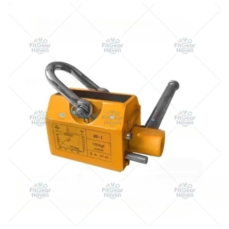 600kg Steel Magnetic Lifter, Industrial Metal Suction Cup Tool