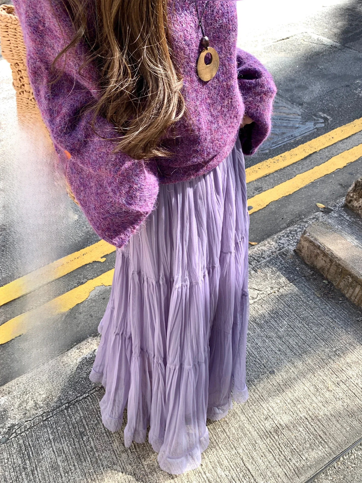 

Женская плиссированная юбка А-силуэта миди Ele, свободная, многослойная, из мягкого полиэфирного волокна, весна-лето, новинка Sle XXIIUU