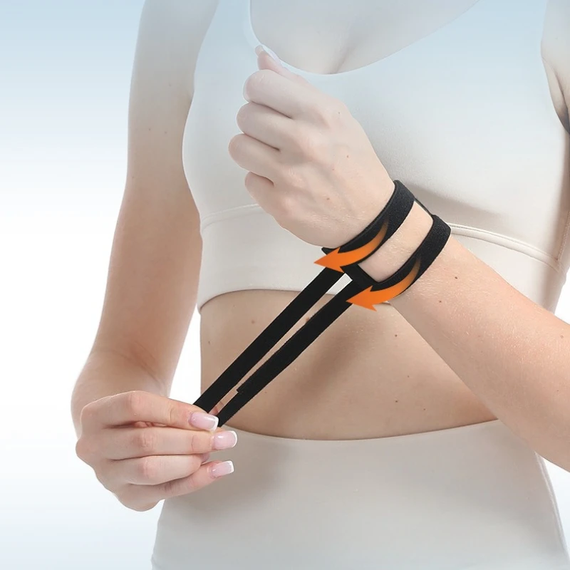 

Sport Wrist Support Brace for Badminton Tennis Basketball - Breathable Comfortable Stable Wrist Guard with Adjustable Straps