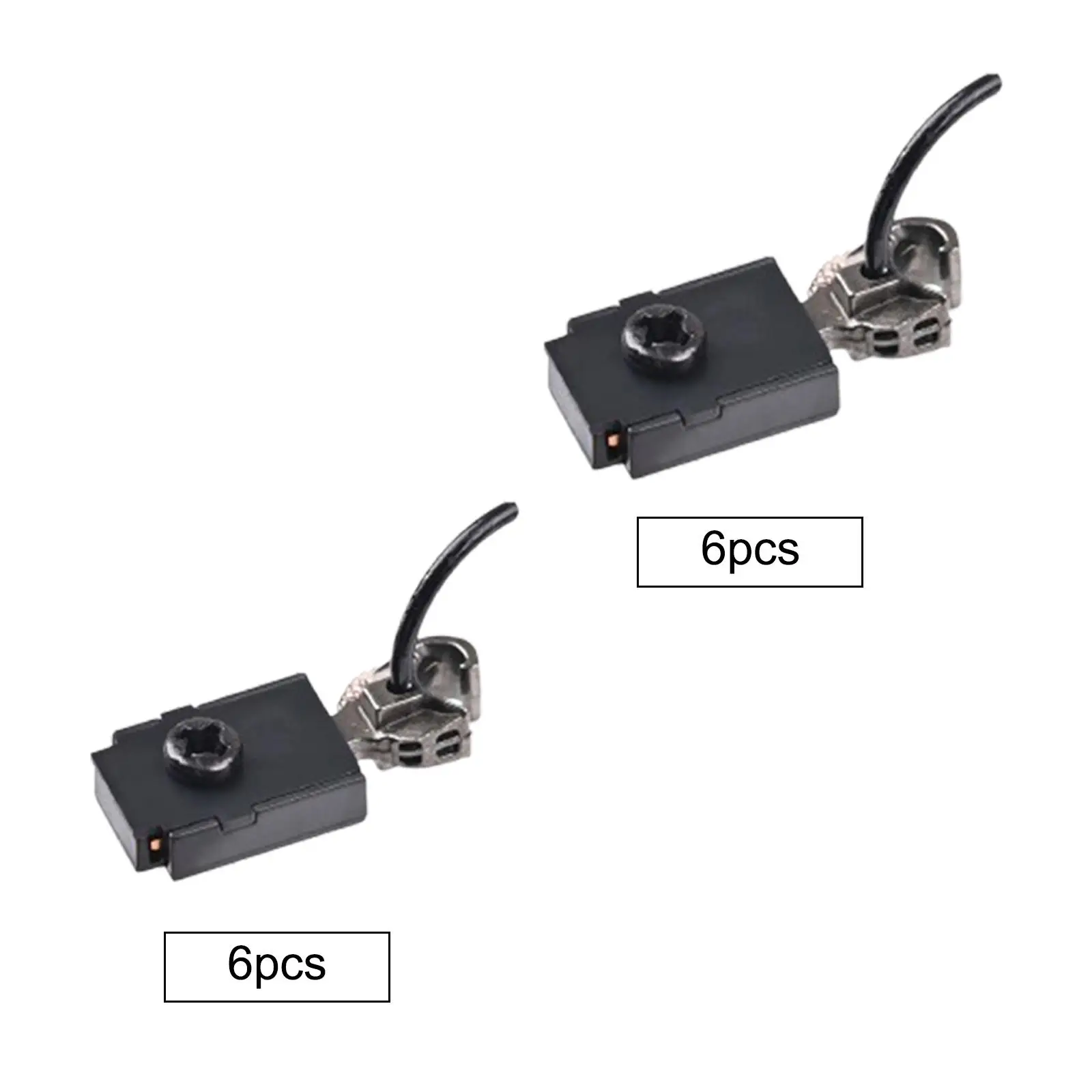 

6Pcs Train Coupler Box Set Model Railway Parts Universal HO Scale Hook Train Accessories for 1/87 Model Train DIY Accessories