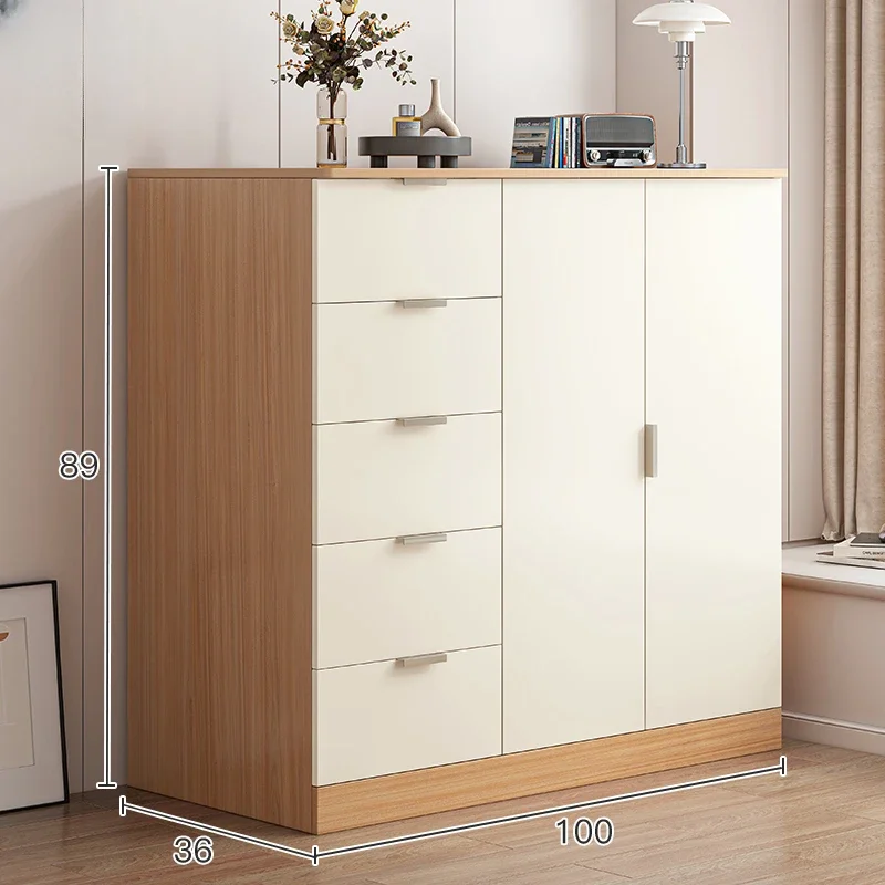 Storage Solid Wood Living Room Cabinets Drawer Tall Bathroom Display Cabinet Pantry MeuHDe Rangement Nordic Furniture HD50LC