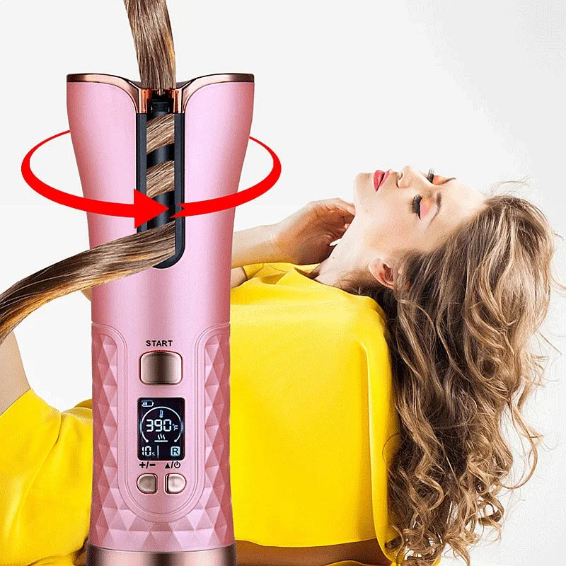 Wholesale Cordless Roller Powder Hair Curler 3133C Adjtable Heat Settings Electric Hair Styling Tools Home e Beauty Personal