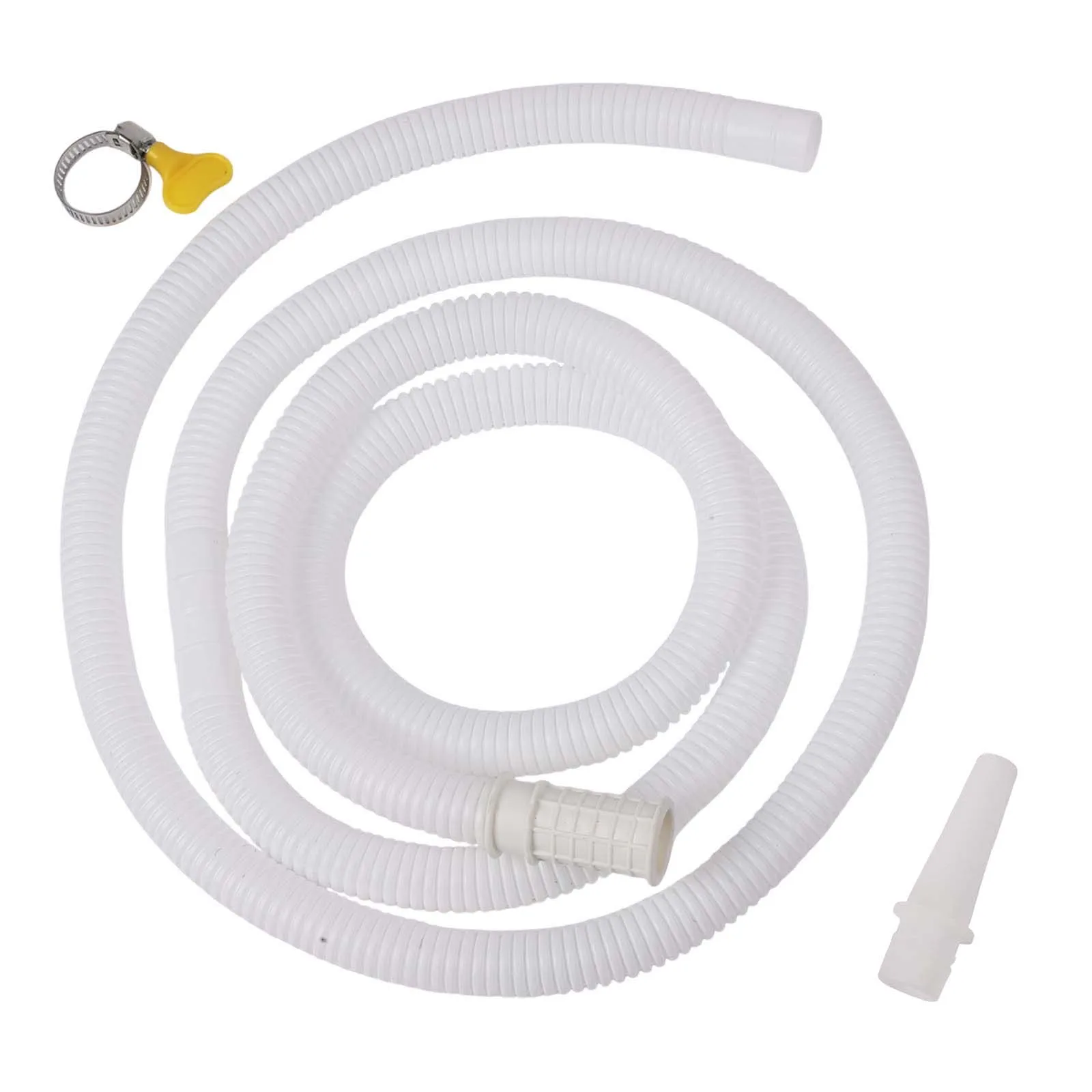 Air Conditioner Drain Pipe Flexible Hose for Water Drainage with Clamp and Connectors Suitable for AC Units and Dehumidifiers