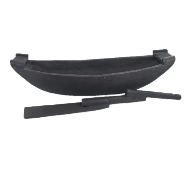 Handmade wooden boat shape tabletop ornament villa bed and breakfast hotel decoration
