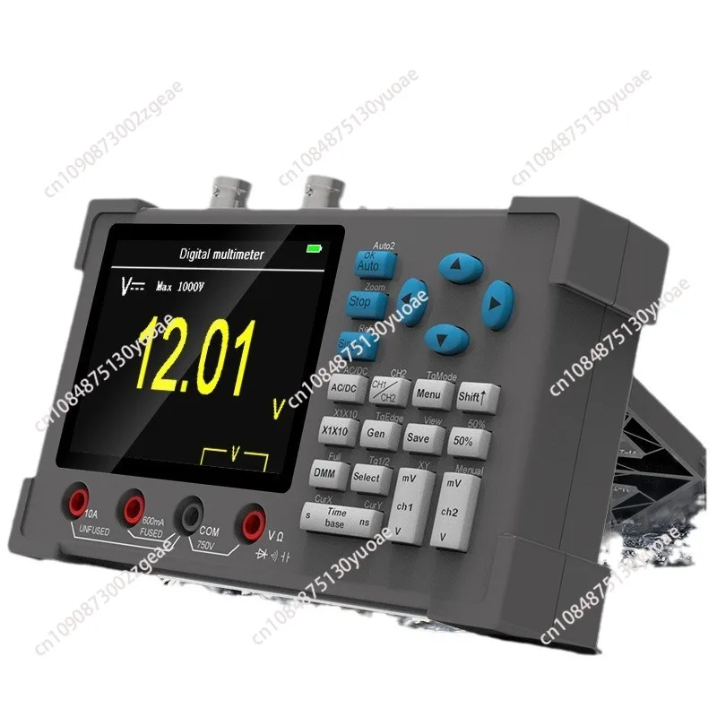 3 in1 2 Channel Oscillometer Multimeter Signal Generator Machine   3.2inch IPS Display Oscope Meter 120Mhz Bandwidth