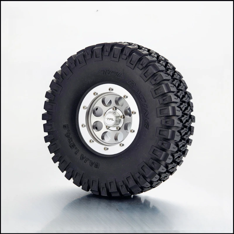 

1.9inch simulated 8-hole Metal wheel hub tire for 1/10 RC Crawler Car AXIAL SCX10 RC4WD D90 D110 Traxxas TRX4 Defender TF2 Parts