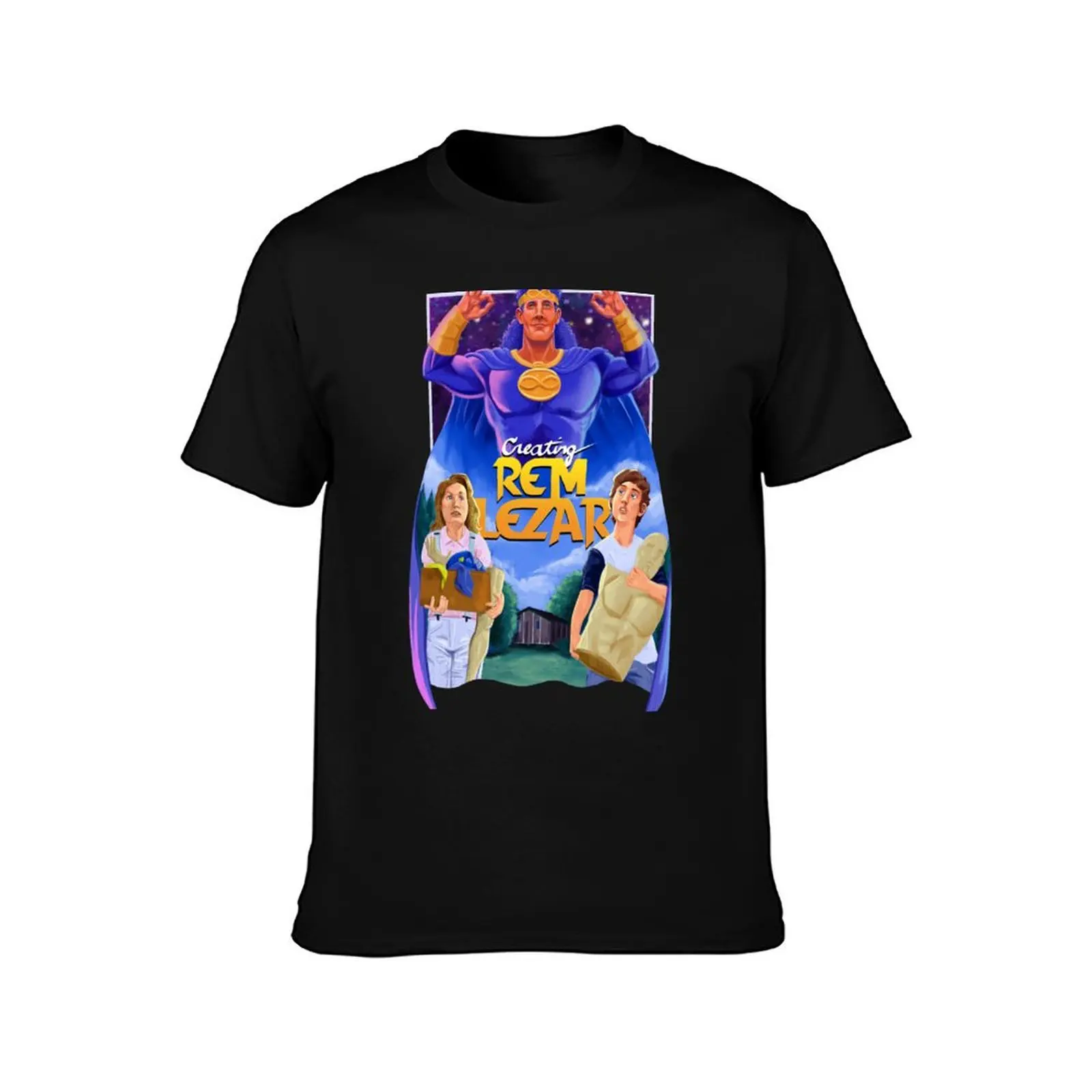 Creating Rem Lezar Fan Poster T-Shirt blue archive vintage anime shirt vintage graphic tee men graphic t shirts