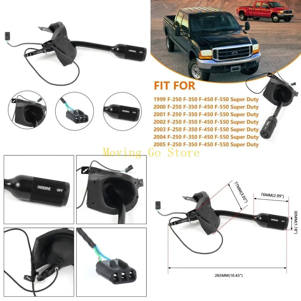 

B5XD Automatic Transmission Gear Shifter Handle Overdrive Switch for F250 F350 F550