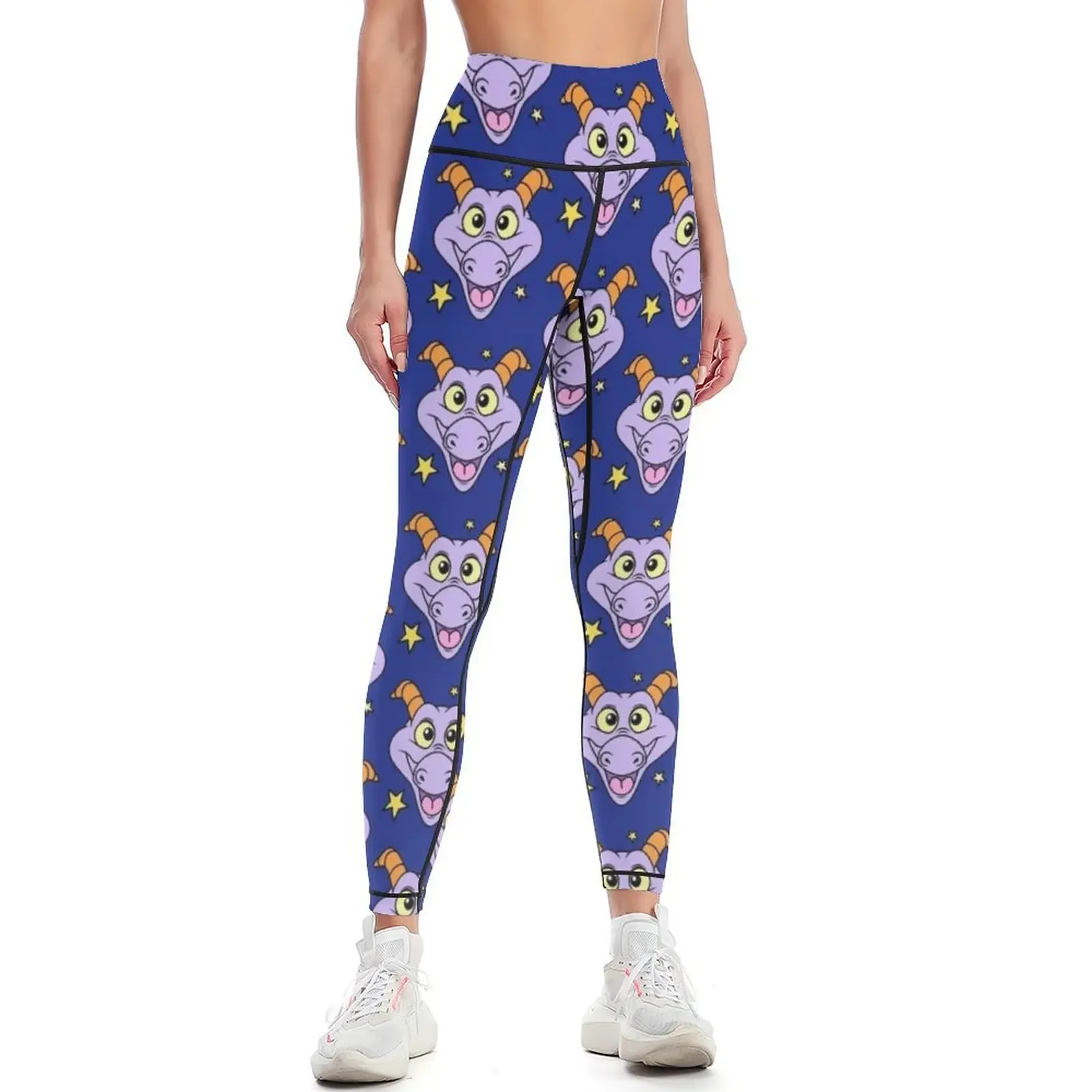 Figment with Stars Leggings leggins push up mujer ropa deportiva push up fitness Jogger pantalones Leggings para mujer
