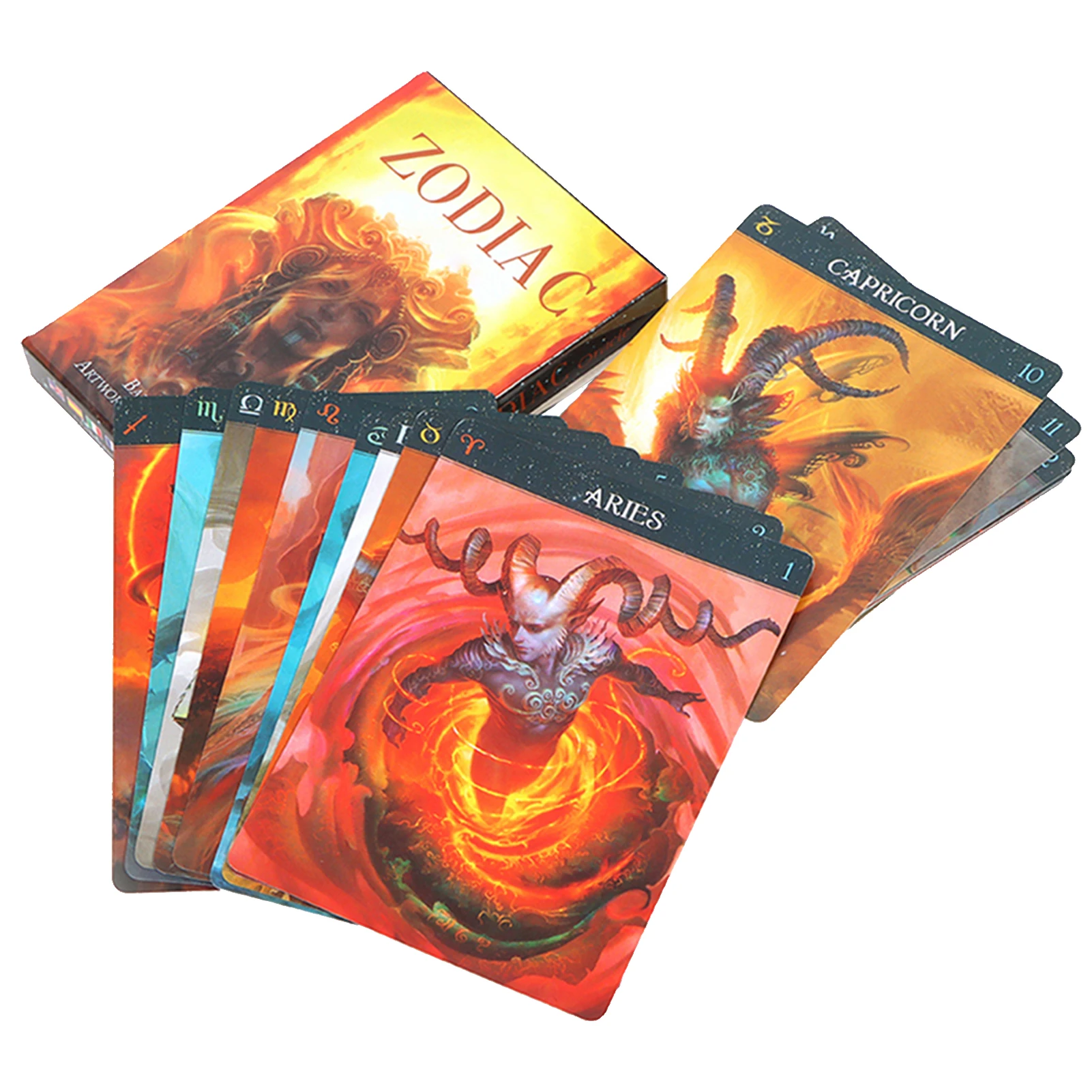 2025 جديد باربيري زودياك أوراكل التارو 26 بطاقة سطح السفينة التوجيه الغامض العرافة مصير حفلة عائلية Bo #3