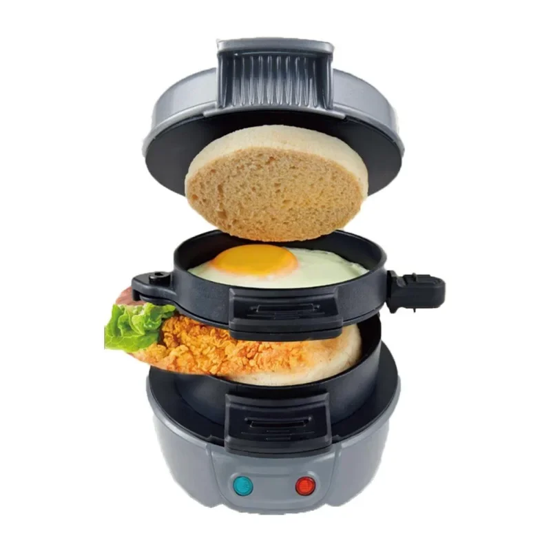 Hamburger maker, sandwich maker, 3-in-1 breakfast maker, omelette toaster.