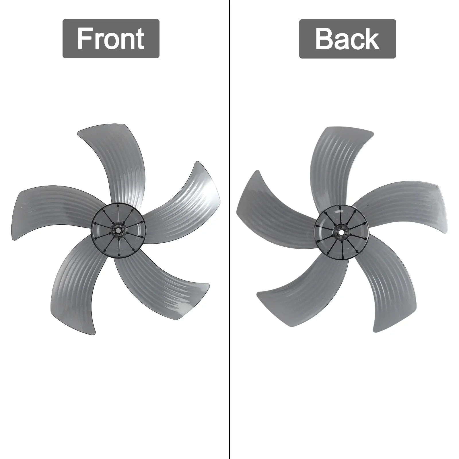 

Fan Blade With Nut Cover Plastic Fan Blade Convenient To Clean Easy To Install High Temperature Resistance Household