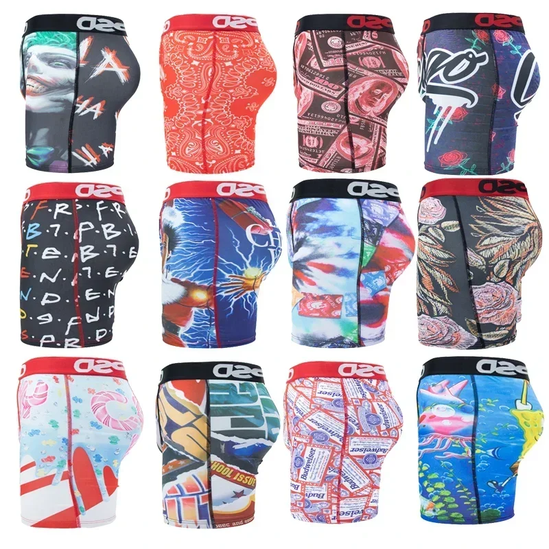 Sexy Men Underwear Boxershorts Fashion Print Man Underpants Panties Men Innerwear Man Boxer Underwear Trunks Male Boxers Briefs