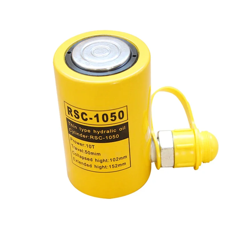 Short Type Hydraulic Cylinder RSC-1050 Hydraulic Jack with Output of 10T, Stroke of 50mm