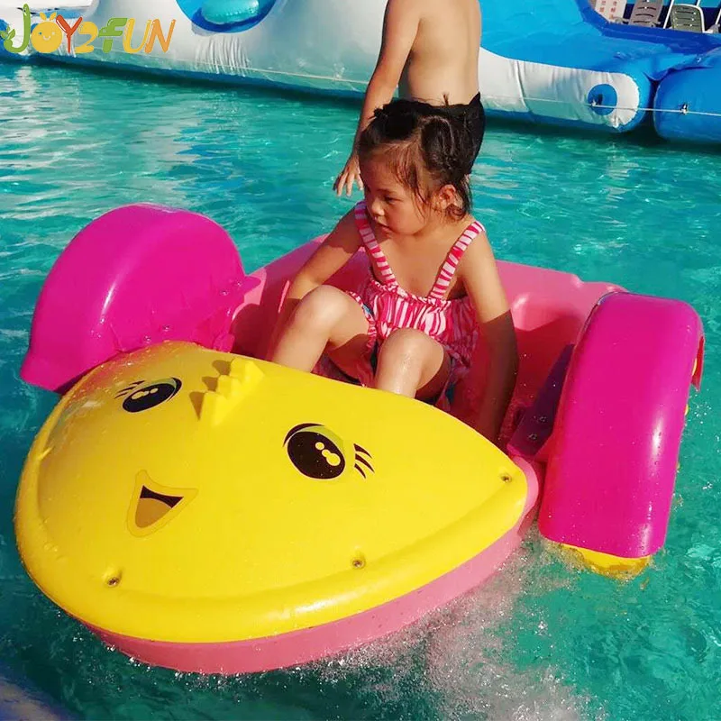 

Factory Price Sale Water Bike Pedal Kids Manual Hand Paddle Plastic Rowing Boat Kids Boat for Pool