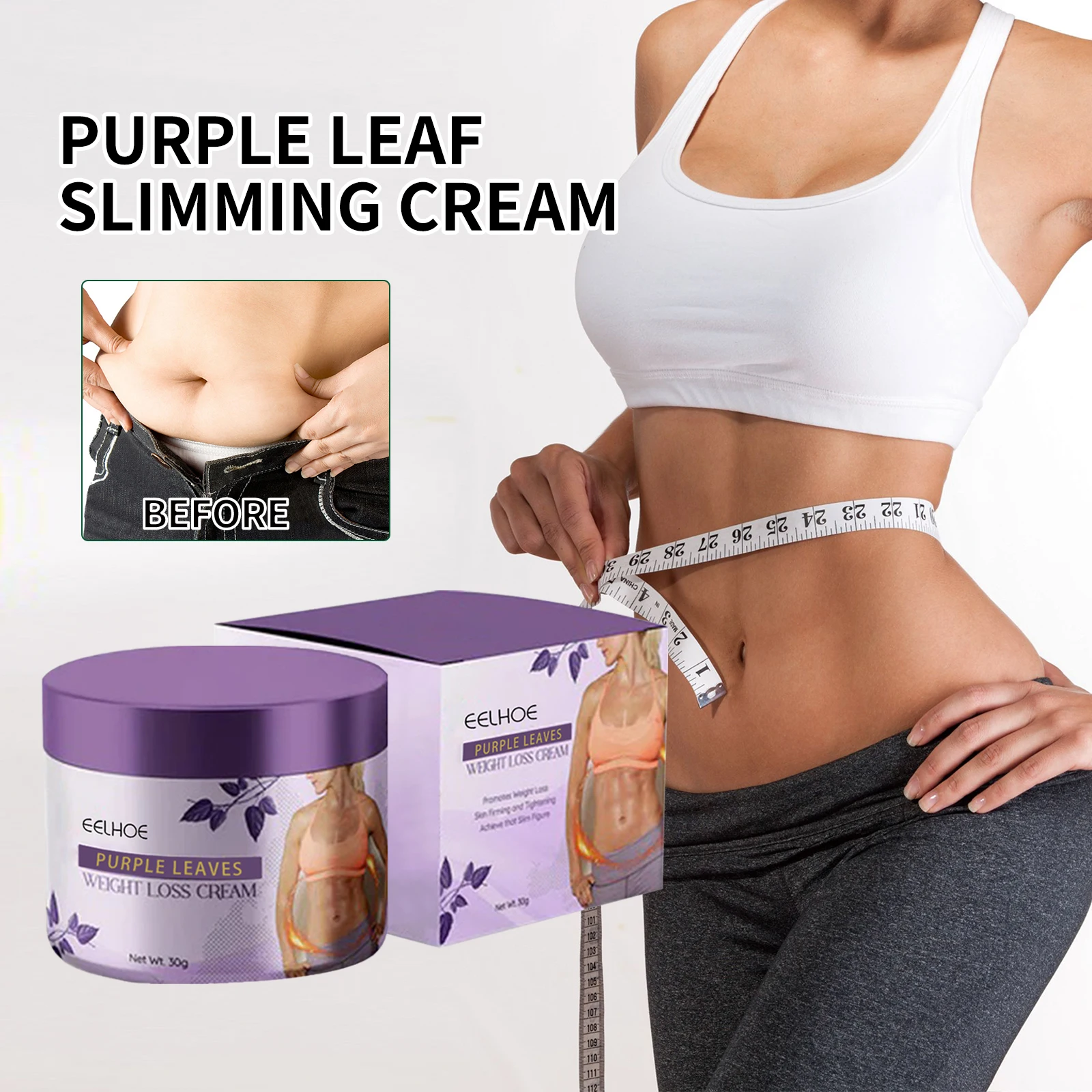 Slimming & Firming Body Shaping Cream – Anti-Cellulite Fat Burner for Belly, Arms & Legs, Skin Tightening & Moisturizing Weight Loss Cream, Body Contouring Beauty Care