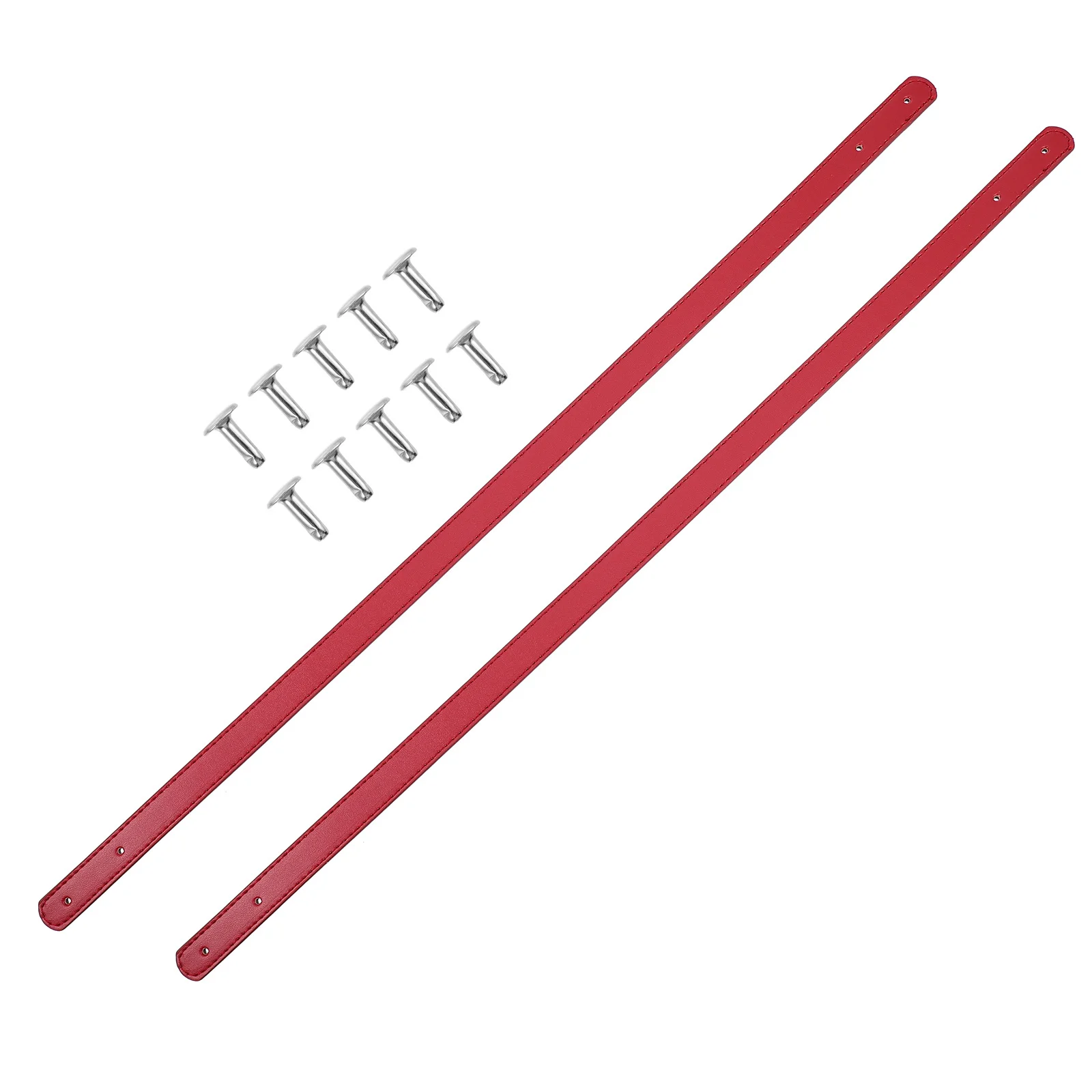 

2 set Diy Bag Handles Pu Handbag Straps Replacement For Shoulder Bags Smooth Durable Handle Repair Accessories