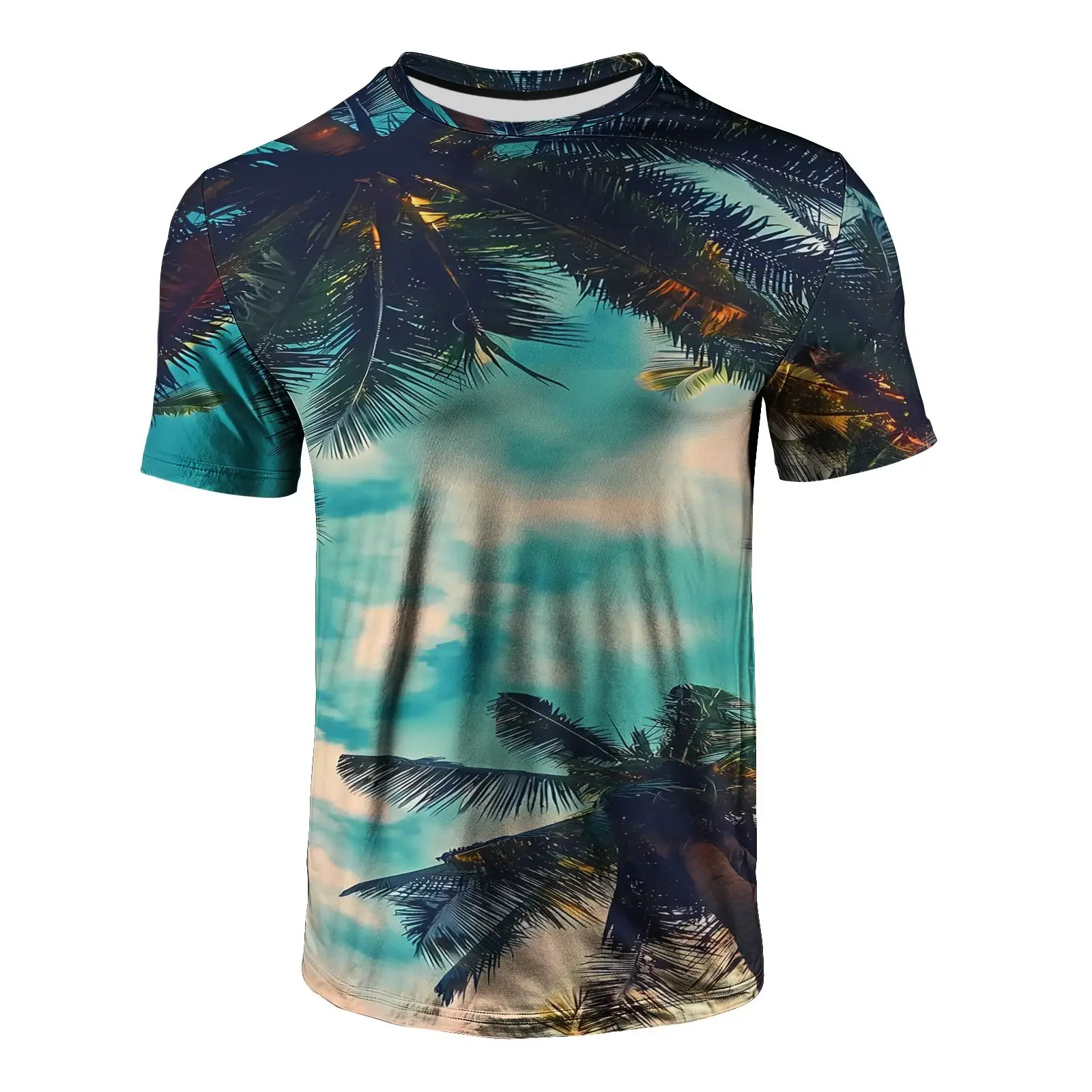 

Super Elastic Casual Short Sleeved Mens Daily Party Home Social T Shirt Solid Color Vintage Streetwear Art Abstract New Digital