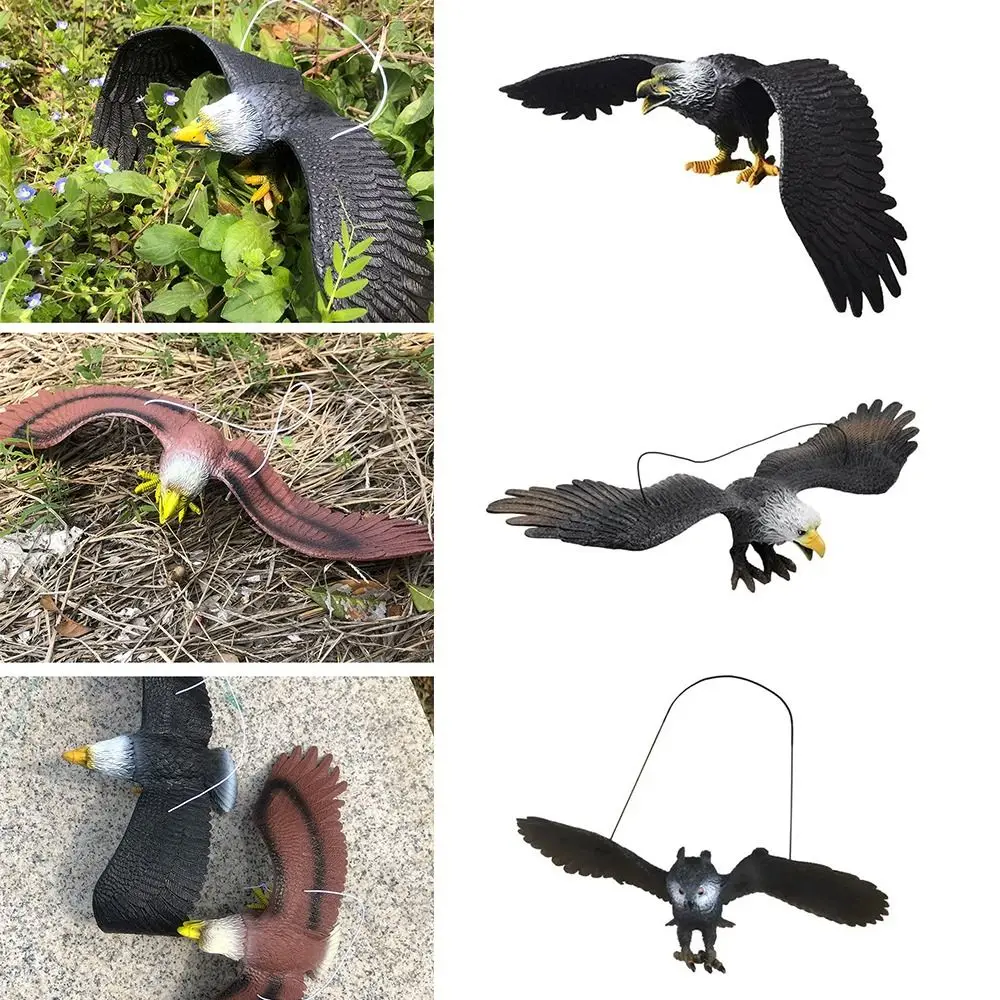 Waterproof Simulated Eagle Model 3D Animals Figures Simulation Bird Scarer Simulation Animal Bird Realistic Education Ornament