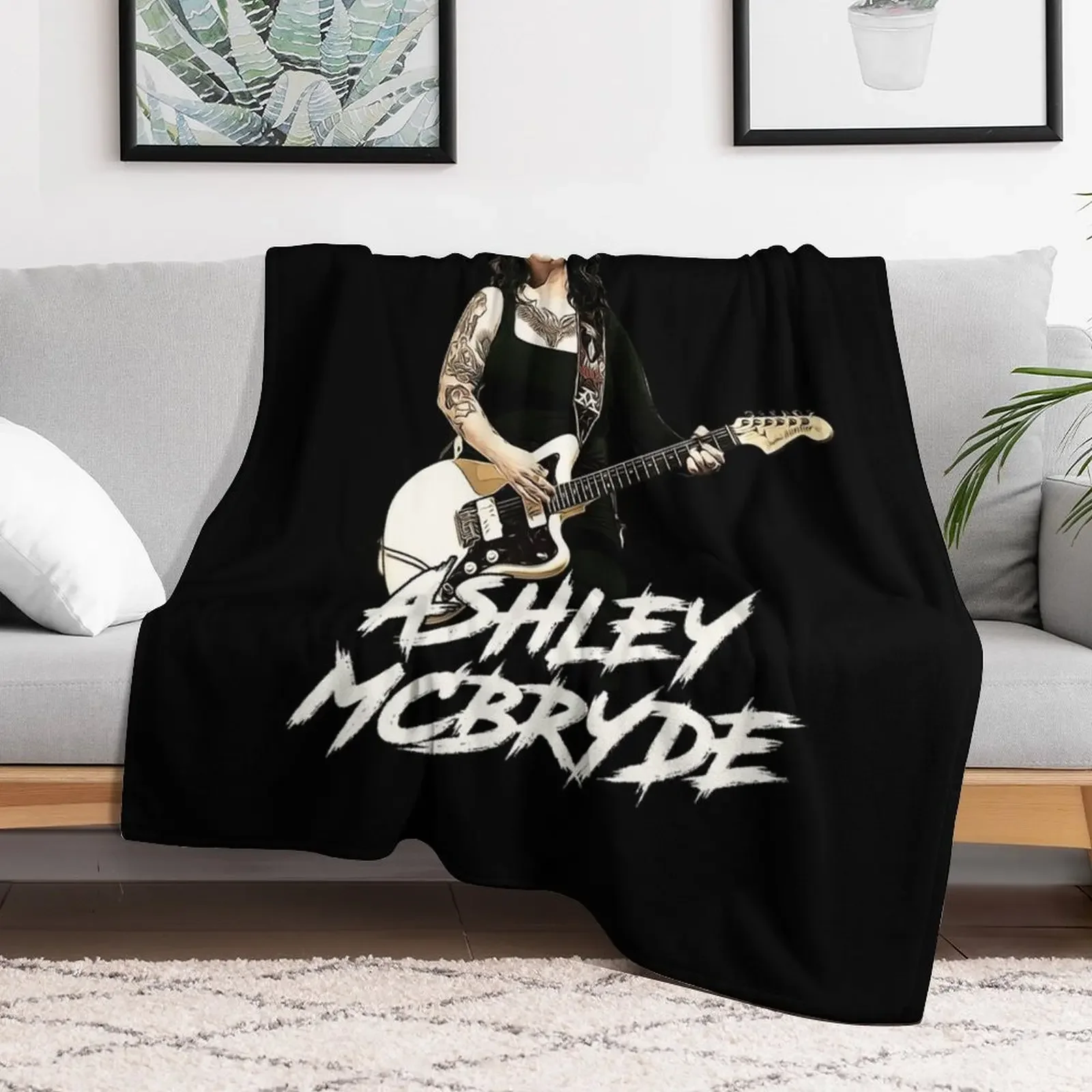 بطانية Ashley Mcbryde الفنية ذات الرمي الكبير جدًا لبطانيات St Hairys الفاخرة للأطفال