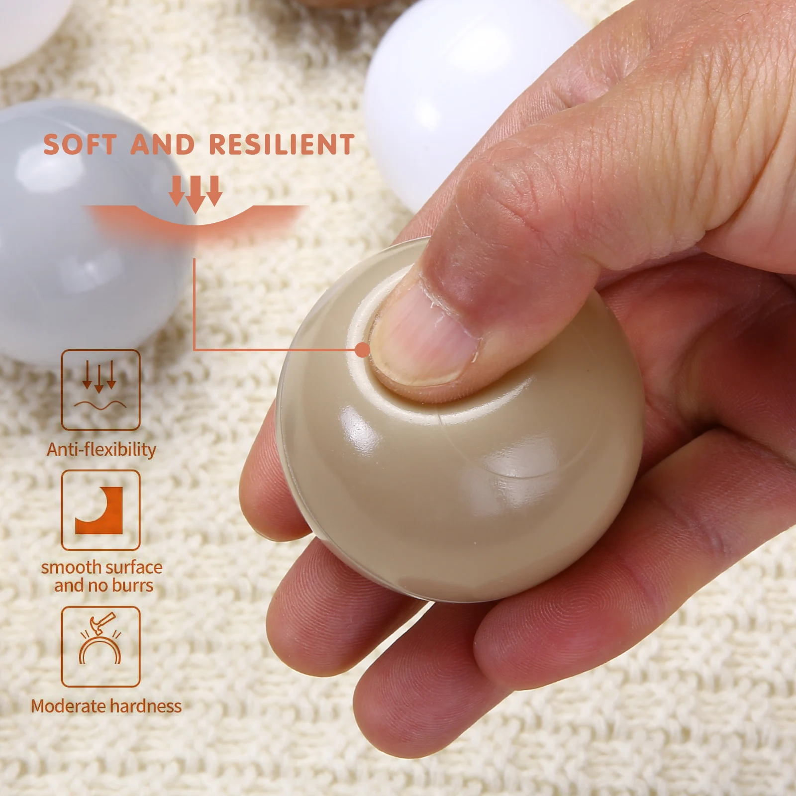 Boules de fosse en plastique colorées et douces, 5.5CM, 100 pièces, pour enfants, tentes de maison, centres d'éducation, jouets de Sport en plein air