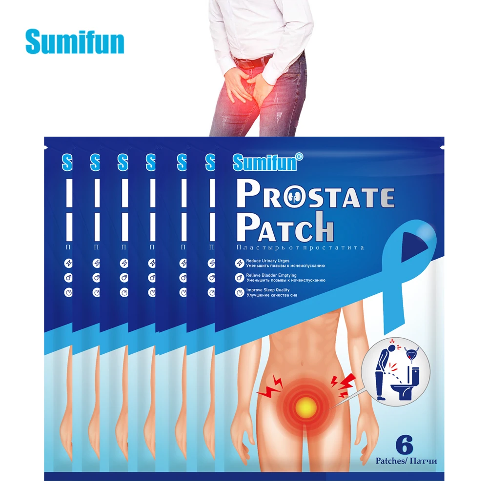 6-48Pcs Male Prostate Patch Prostatitis Sticker Treatment Relieve Kidney Deficiency Bladder Control Men Health Care