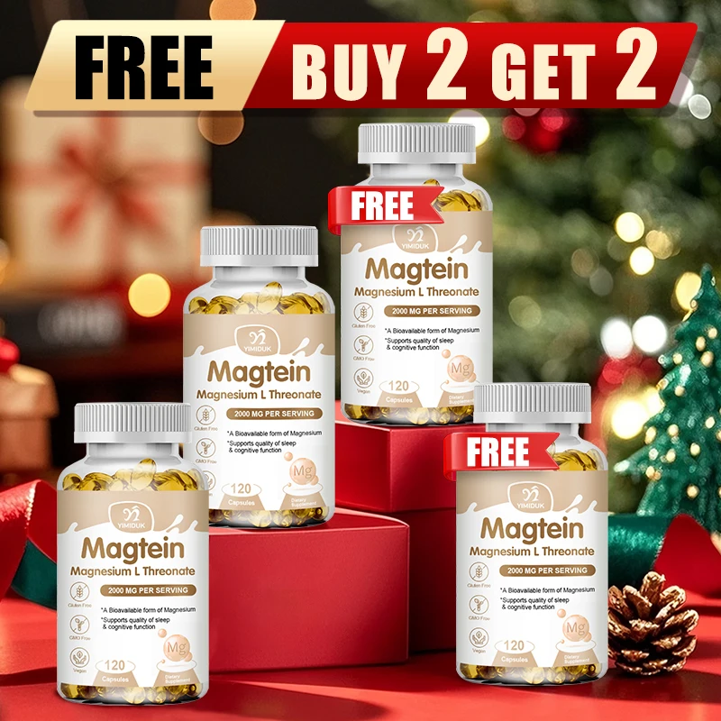 

Buy 2 Get 2 Free! Magtein Magnesium L-Threonate Capsules, Support Deep Sleep & Stress Relief, Enhances Learning & Mental Clarity