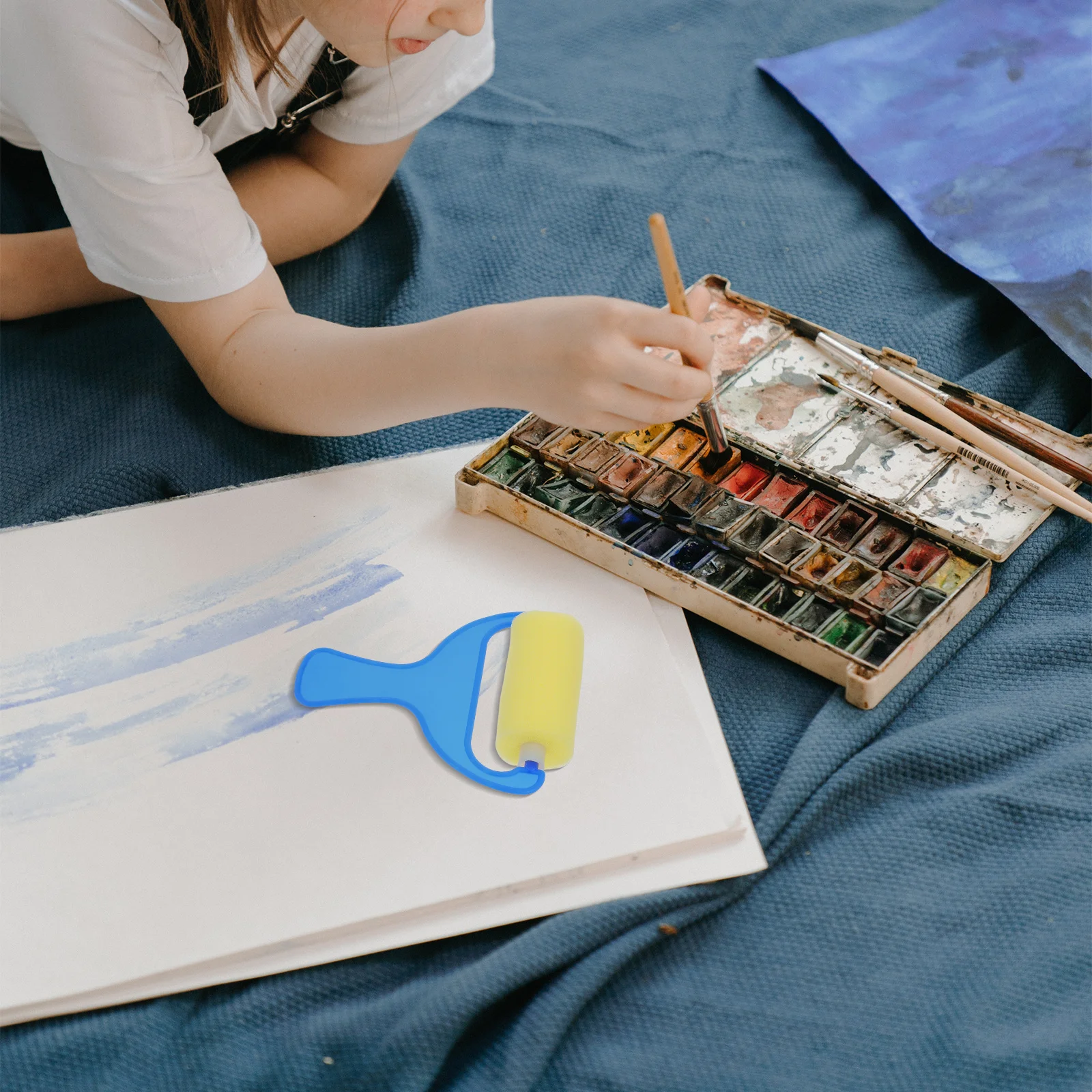 

12Pcs Sponge Painting Rollers Set for Children Washable Art Craft Supplies Early Educational DIY Drawing Tools for Toddlers