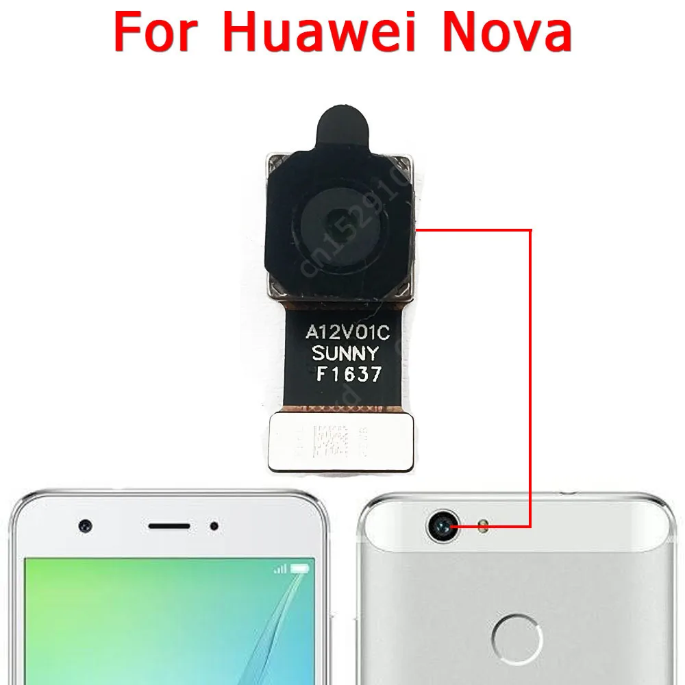 Back Camera For Huawei Nova 5T 5 Pro 2 2i 2S 3 3i 3E 4 4E Rear Camera Module Backside Replacement Repair Spare Parts