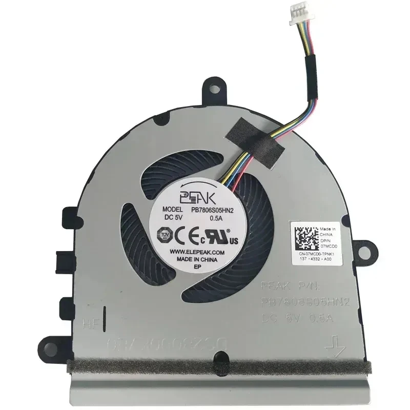 N laptop CPU cooling fan cooler for Dell Inspiron 5570 15-5575 15-5570 p75f series Vostro 3583 3585 7mcd0 dc28000k7f0 JMzm