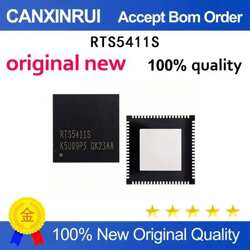 

(5-100 Pieces) New original RTS5411S-GR RTS5411S QFN-76 USB-3.0 switch main control chip IC