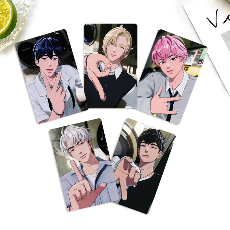 5Pcs/Set Kpop PLAVE JP Album Cute Selfie Cards Bamby Eunho Noah Korean Style Photocards Yejun Hamin Fans Collection Postcards