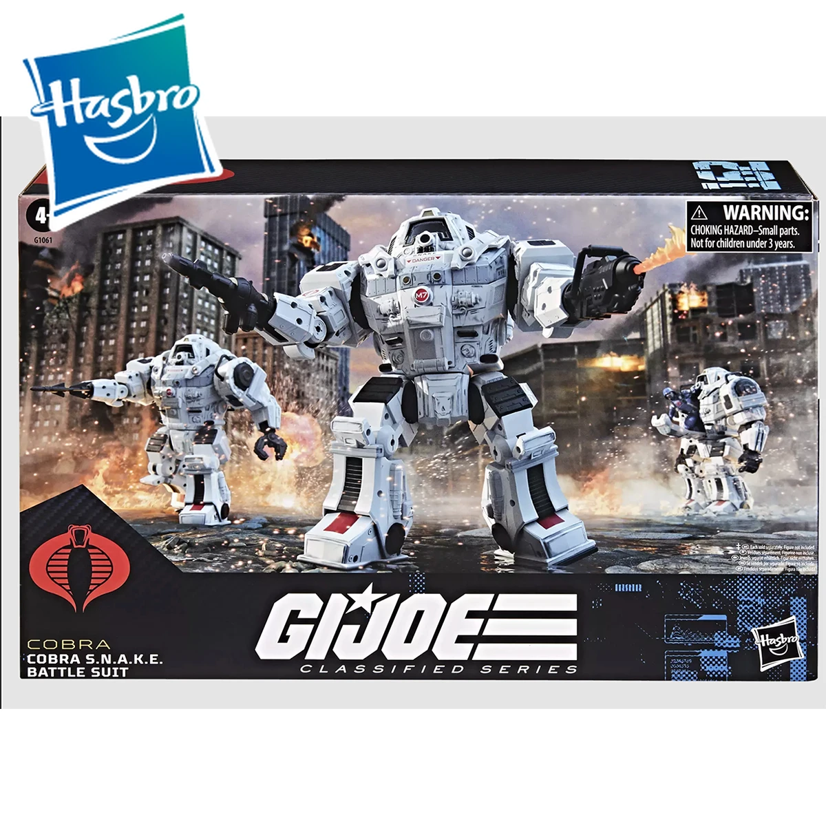 

In Stock Original Hasbro G.i. Joe Classified Series 6 Inch Movable COBRA COBRA S.N.A.K.E.BATTLE SUIT Model Collection Toys Gifts