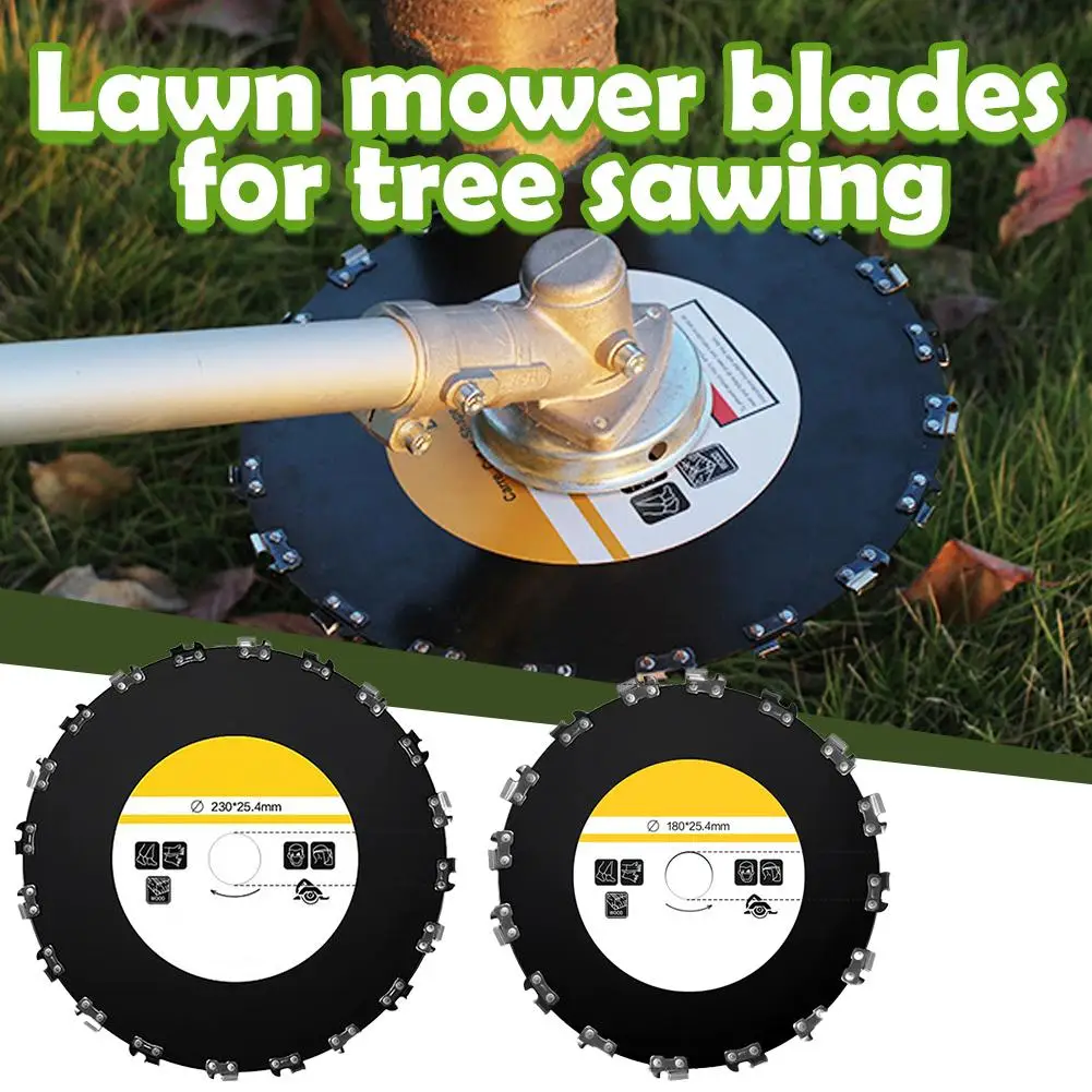 180/230mm Circular Saw Lawn Mower Replacement Wood Cutting Disc For Woodworking 16/2teeth For 4500 5200 Ms180 Ms250 FS120 D3U5
