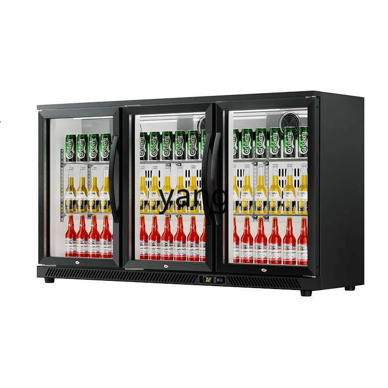 cJQ embedded freezer beverage refrigerated display fresh-keeping cabinet small commercial refrigerator