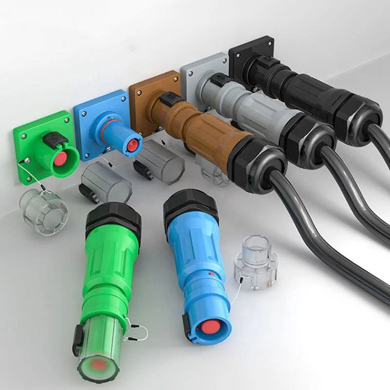 Camlock Female Connector Plug, 800A High Current Industrial Plug-in Socket Equipped With Cable Drain Function