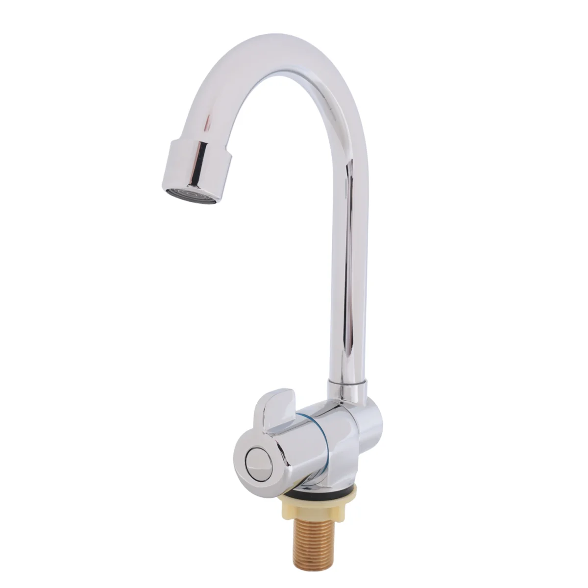 Caravan Boat 360 Degree Rotation Copper Basin Faucet Folding Cold Water Faucet Tap Kitchen Bathroom for RV Marine Boat Deck