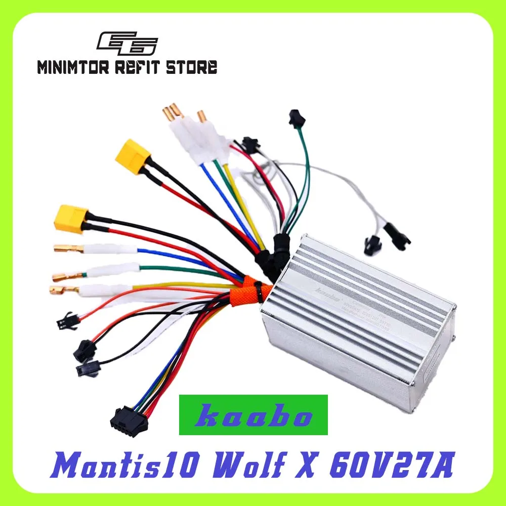 Mantis10 Wolf X 60V27A Compact Controller 60V 27Ah *2 Minimotors Version for Kaabo Mantis 10inch Wolf X Dual Electric Scooter