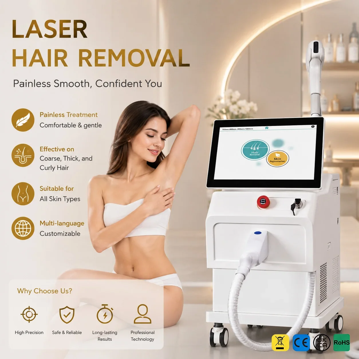 808 Painless Hair Removal Epilator Shaver,Hair Trimmers,Private Body Hair Removal Device Shaver Bikini Arm Leg Face Shaving