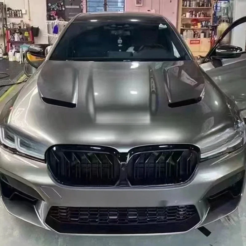 Gloss Carbon Fiber Engine Hood For 2018-2023 5 Series G30 525i 530i F90 Exterior Mod Parts
