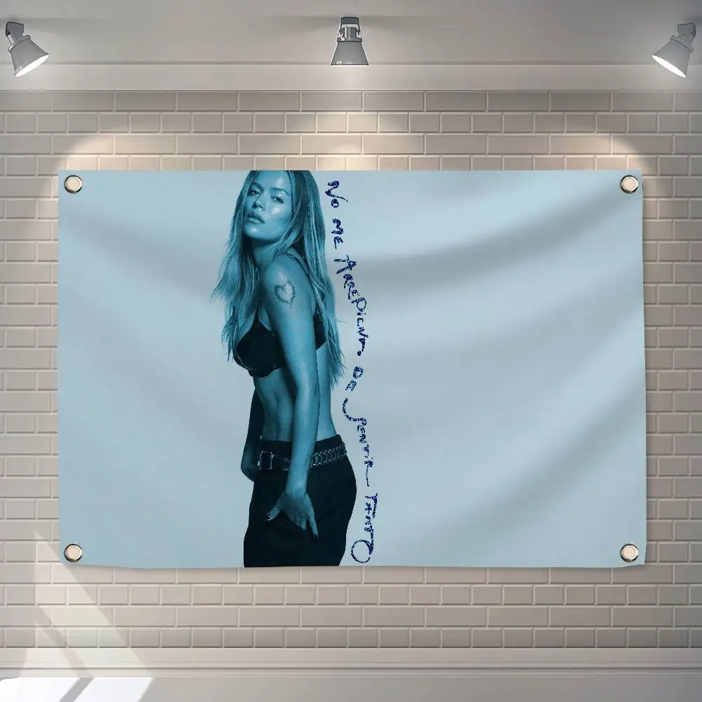 K-Karol G NO ME ARREPIENTO DE SENTIR TANTO 150x200cm 60x90cm Flag Decoration Outdoor Picnic Party Home Camping Party Art Hanging