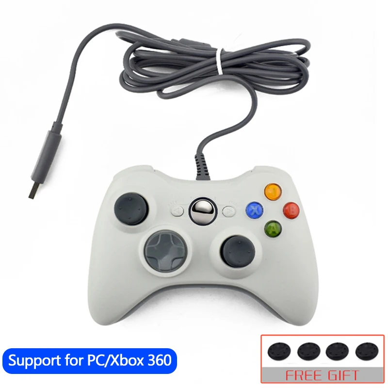 DATA FROG USB Wired Controller For Xbox 360 Game Console Vibration Joystick Gamepad For PC/Windows 7/8/10 Support For Steam Game