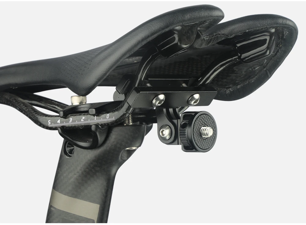 Fahrrad Sattel Schiene Rücklicht Halterung MTB Fahrrad Sattelstütze Winkel Einstellbare Basis Halter Passt Gopro Sport Kamera Rücklicht – Detail 11