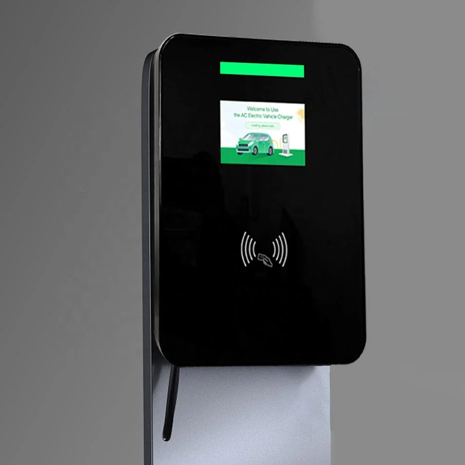 EV Wallbox Charging Station OCPP Dynamic Load Balancing 7KW AC Charger 32A New ZKYC TYPE 2 Interface 5m Cable