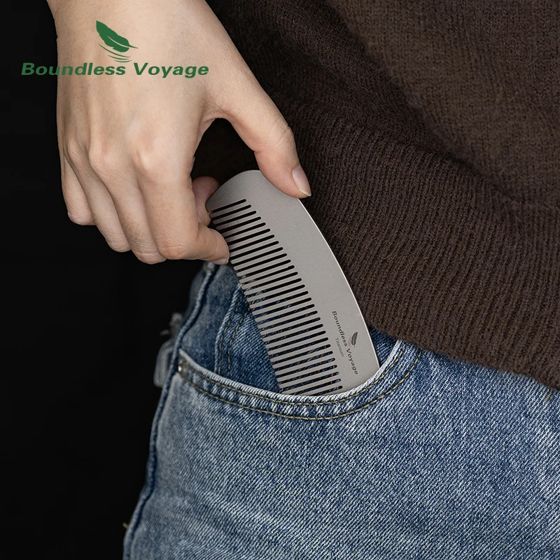 مشط شعر ولحية من التيتانيوم من - مراجعة Comb Pocket Titanium وسعره