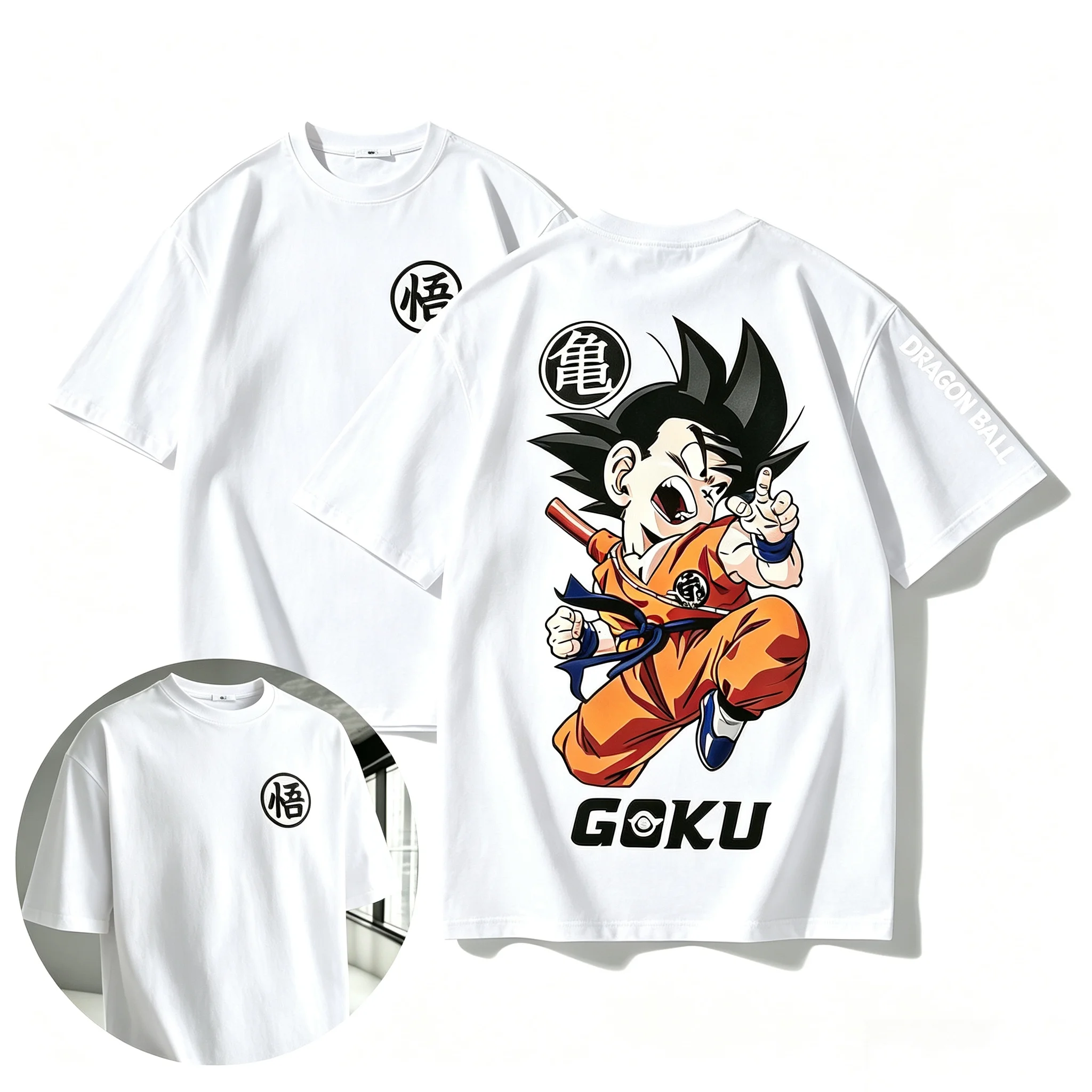 2026 Dragon Ball 3D-Druck Sommer Schnelltrocknend Atmungsaktiv und Bequem Herren Fußballtrikot Familien-Partnerlook