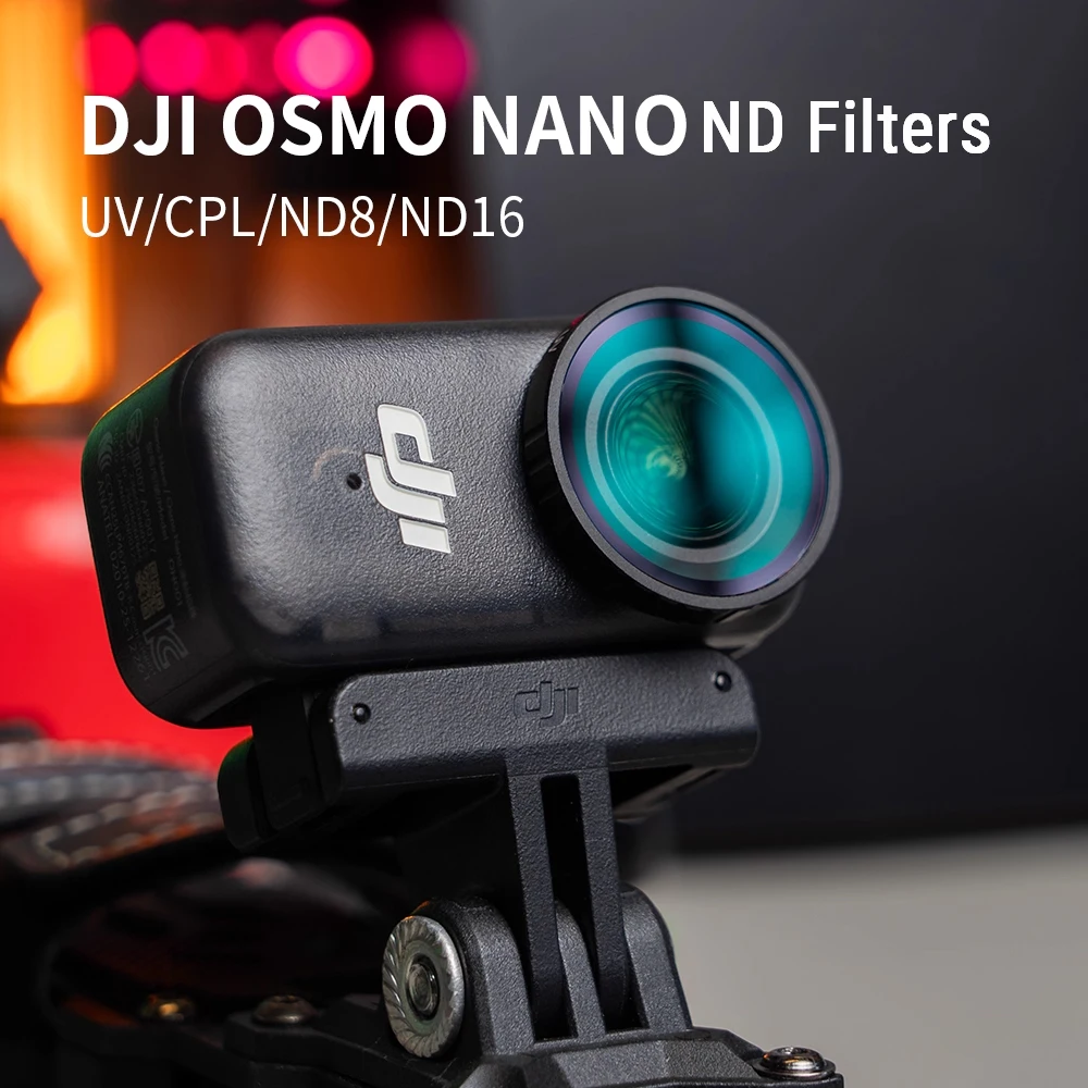 

Фильтр FPV ND для экшн-камеры DJI Osmo Nano, высококачественный набор фильтров нейтральной плотности UV CPL ND8/ND16, алюминиевый сплав с ЧПУ