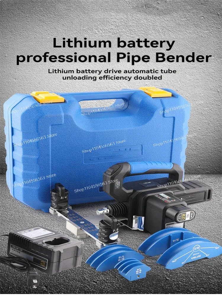 VEB-1 Lithium Battery Electric Copper Pipe Bender – 6-22mm HVAC Air Conditioning Tool