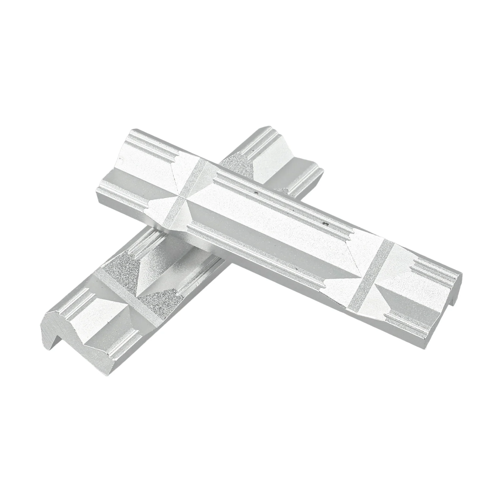 Aluminum Alloy CNC Milling Vise Hard Jaw Fixture Designed with 4 Magnets for Secure Clamping of Various Workpieces